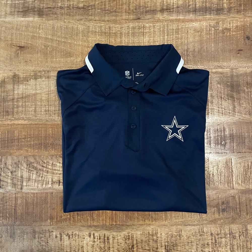 Nike On-Field Dallas Cowboys Short Sleeve Polo